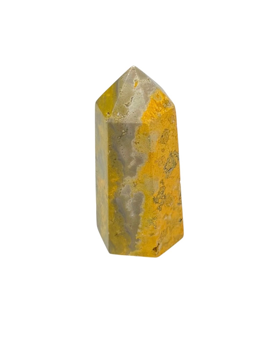 Bumblebee Jasper Tower Crystal Stone Decor Gift Yellow - Picture 8 of 11